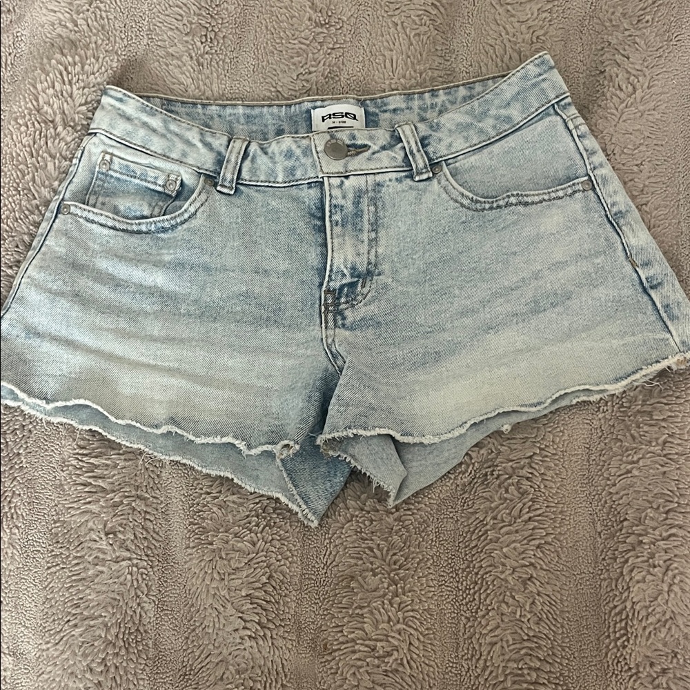 REVICE Faded Blue Jean Shorts
